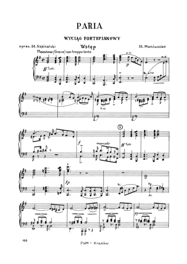 Paria opera w 3 aktach
