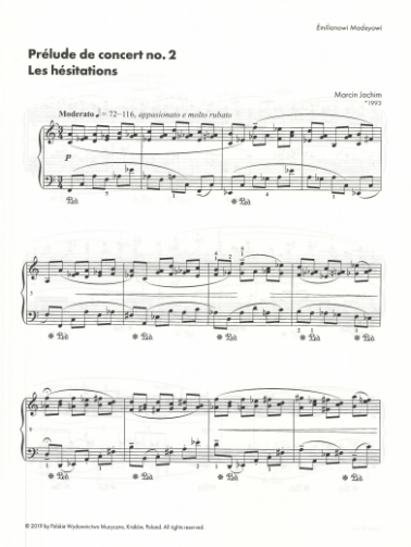 Prélude de concert no. 2 Les hésitations