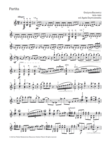 Partita, Scherzo
