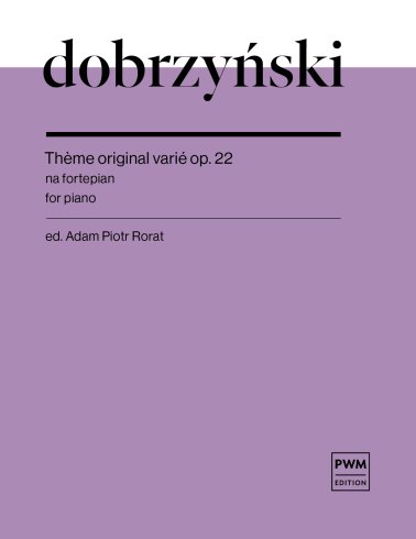 Theme original varié op. 22