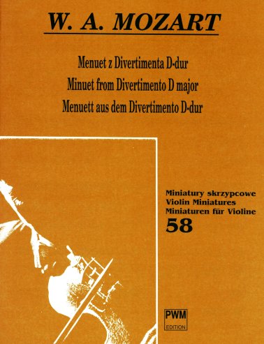 Menuet z Divertimento D-dur