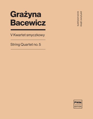 V Kwartet smyczkowy (partytura + głosy)