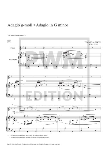 Adagio g-moll