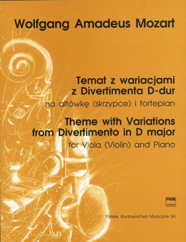 Temat z wariacjami z Divertimenta D-dur