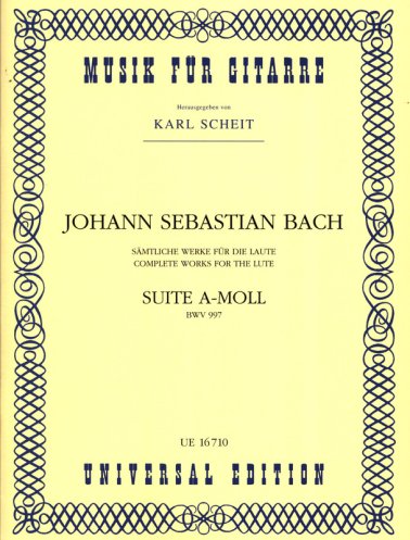 Suita a-moll BWV997 na lutnię