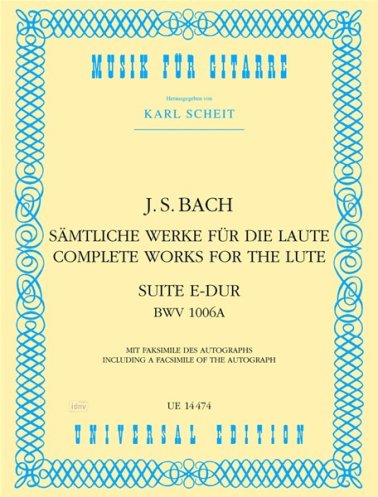 Suita E-dur BWV1006a na lutnię