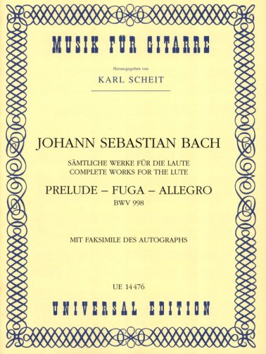 Preludium-Fuga-Allegro BWV998 na lutnię