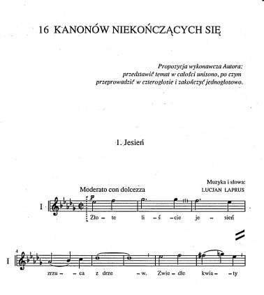 16 kanonów nie kończących się