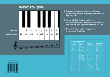 Zeszyt nutowy A5 leżący 5 linii