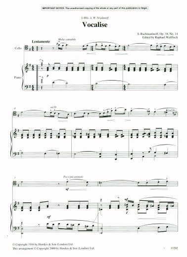 Wokaliza op. 34 nr 14