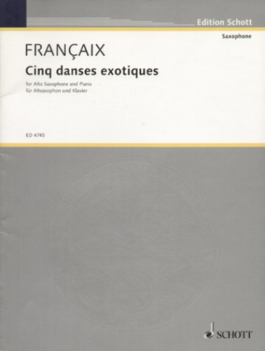 Cinq danses exotiques