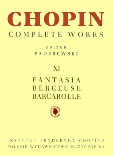 Fantazja. Berceuse. Barkarola, CW