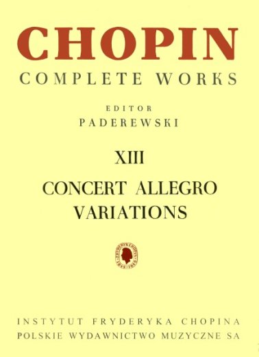Allegro de Concert. Wariacje, CW