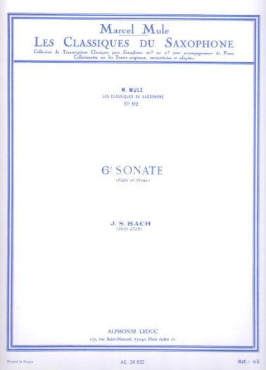 VI Sonata na flet i fortepian