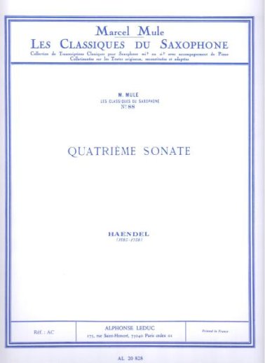 IV Sonata na flet i fortepian