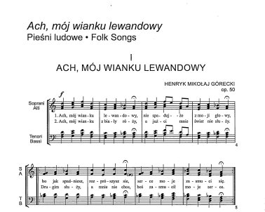 Ach, mój wianku lawendowy.