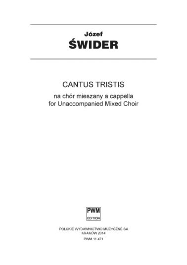 Cantus tristis