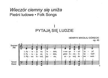 Wieczór ciemny się uniża