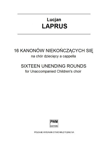 16 kanonów nie kończących się