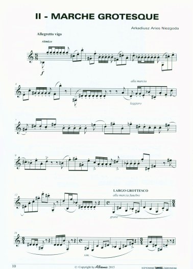 Quatre compositions pour clarinette