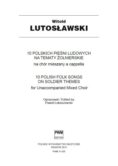 10 polskich pieśni ludowych na tematy żołnierskie