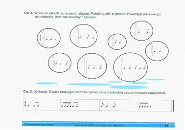 Ćwiczenia rytmiczne dla dzieci. Materiały pomocnicze do rytmiki.