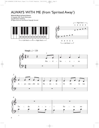 Animated Film. Easiest 5-Finger Piano Collection