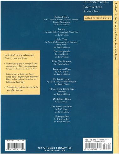 In Recital for the Advancing Pianist: Jazz & Blues