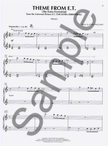 Movie Hits: Piano Duet Play-Along vol. 13