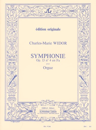 Symfonia nr 4 op. 13 na organy