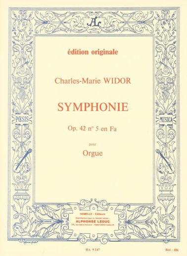 Symfonia nr 5 op. 42 na organy