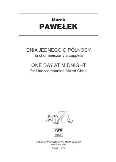 Dnia jednego o północy