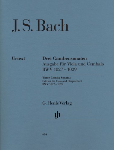 3 sonaty na violę da gamba BWV 1027-1029