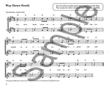Recorder Duets From The Beginning vol. 1