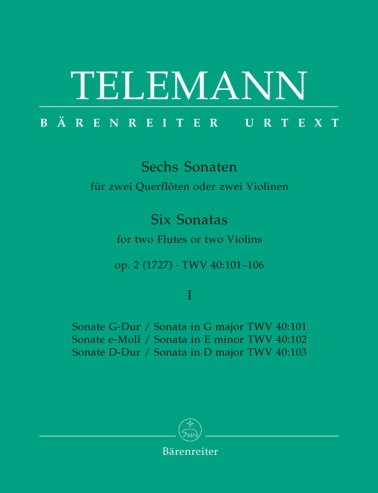 6 sonat op. 2 TWV 40:101