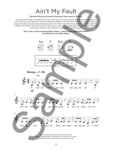 Really Easy Ukulele: Chart Hits 1 Spring/Summer 2017