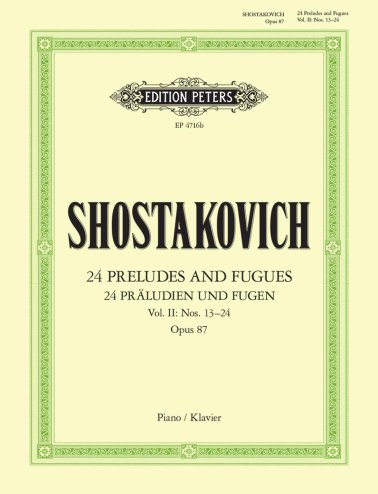 24 Preludes and Fugues Op.87 Vol.2 Nos. 13-24