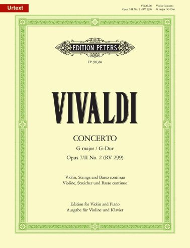 Violin Concerto in G Op. 7 Book 2 No. 2 RV 299