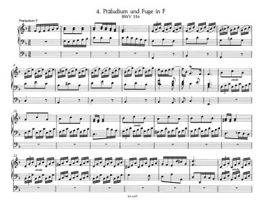 8 małych Preludiów i Fug BWV 553-560