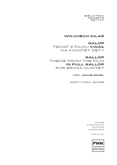 Galop z filmu "Cwał" (PDF)