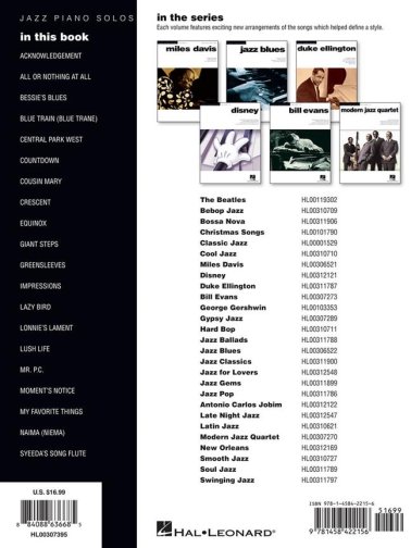 Jazz Piano Solos Series Vol. 24
