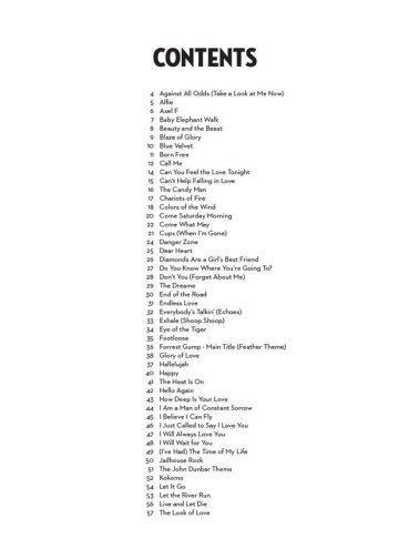 101 Movie Hits na saksofon altowy