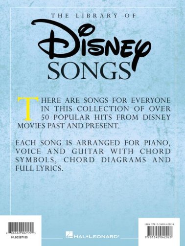 Library of Disney Songs - PVG