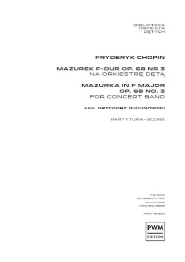 Mazurek F-dur op. 68 nr 3 (e-nuty)