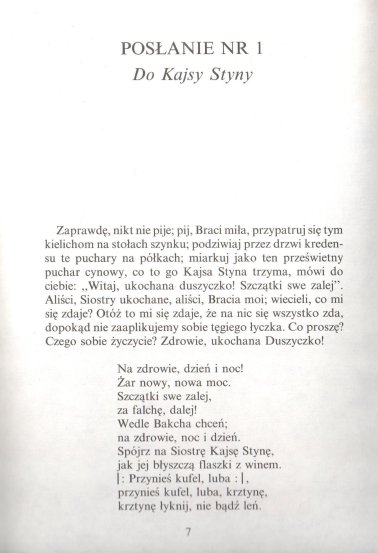 Fredmanowe Posłania i Pieśni