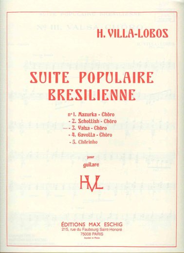 Suite populaire brésilienne: Nr 3 Valse