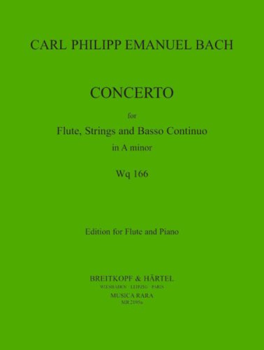 Koncert fletowy a-moll Wq 166