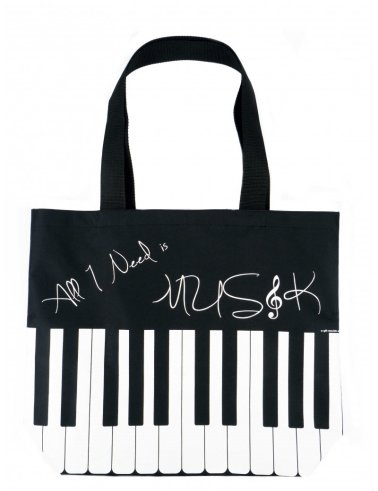 Torba "All I Need Is Music" z klawiaturą