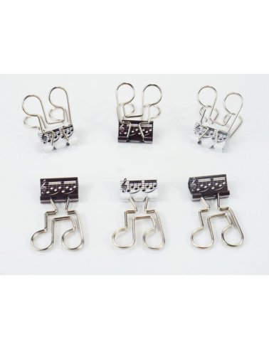 Klipsy do papieru - ósemki