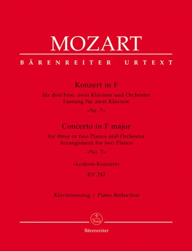 Koncert F-dur, nr 7 KV 242 "Londron-Konzert'"